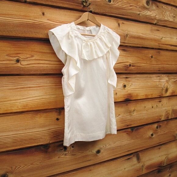 3.1 Phillip Lim Silk Blend Ruffle Blouse Top - Picture 2 of 7